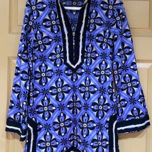 DANA BUCHMAN Floral printed Tunic Top size S